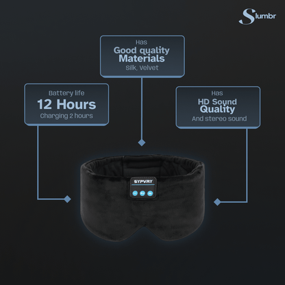 SlumbrMask™ – Music & Comfort in One.