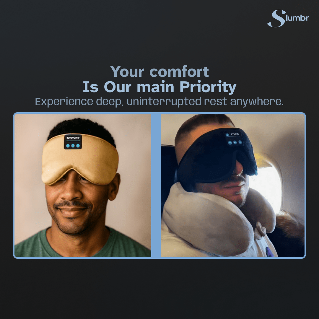 SlumbrMask™ – Music & Comfort in One.