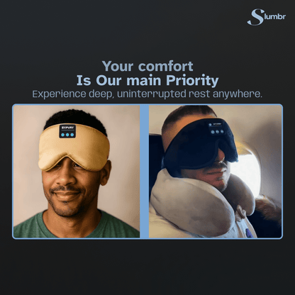 SlumbrMask™ – Music & Comfort in One.