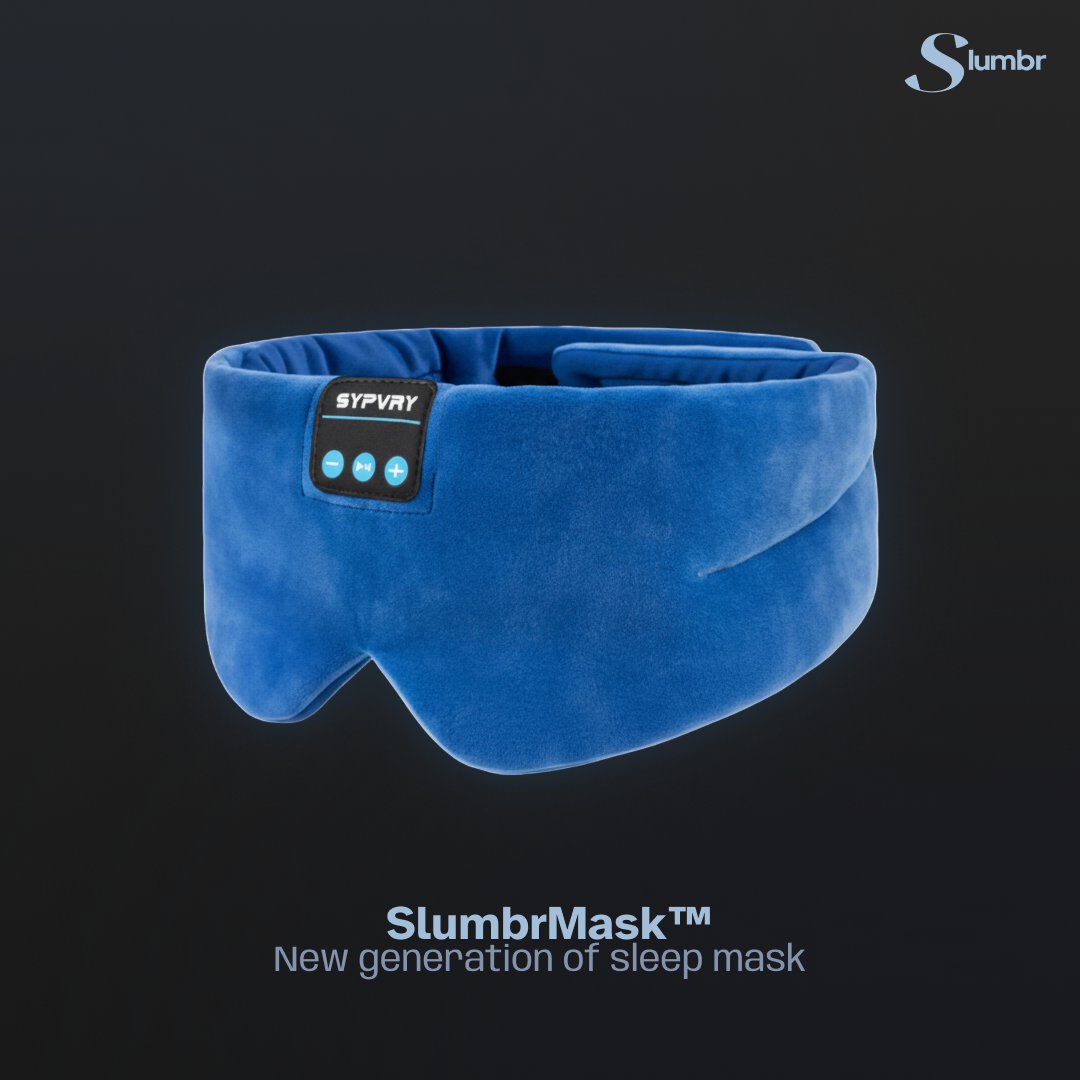 SlumbrMask™ – Music & Comfort in One.